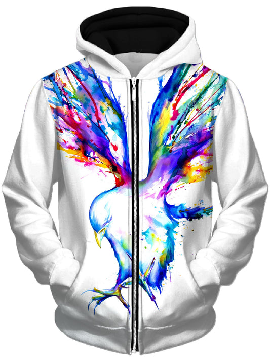 Achilles Unisex Zip-Up Hoodie, Marc Allante, | iEDM