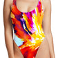 Hyperion High Cut One-Piece Swimsuit, Marc Allante, | iEDM