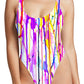 Lavender High Cut One-Piece Swimsuit, Marc Allante, | iEDM