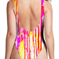Primrose High Cut One-Piece Swimsuit, Marc Allante, | iEDM