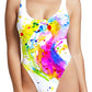 Spring High Cut One-Piece Swimsuit, Marc Allante, | iEDM