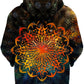 Fire Ornament Unisex Zip-Up Hoodie, MCAshe Spiritual Art, | iEDM
