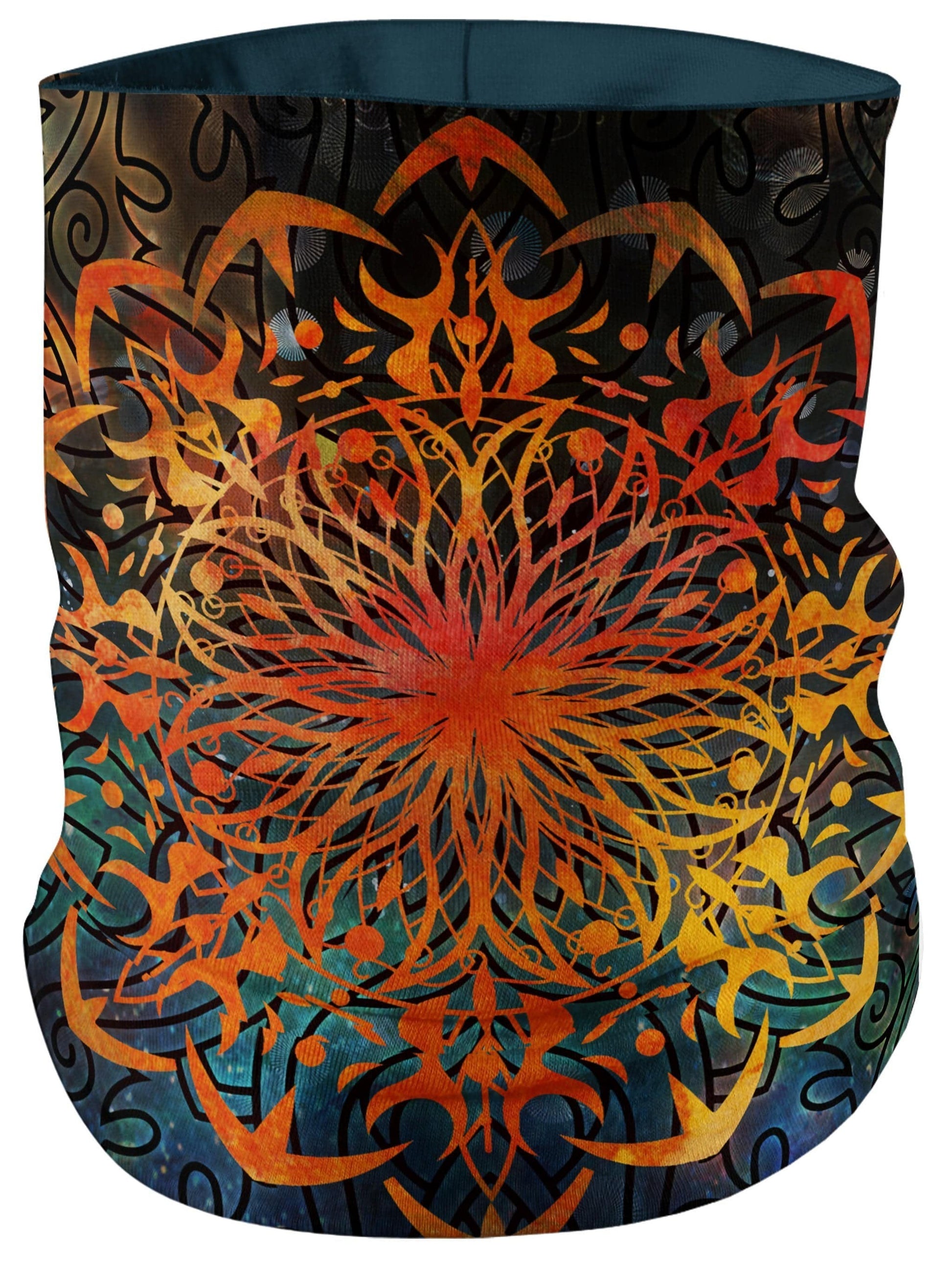 Fire Ornament Bandana Mask, MCAshe Spiritual Art, | iEDM