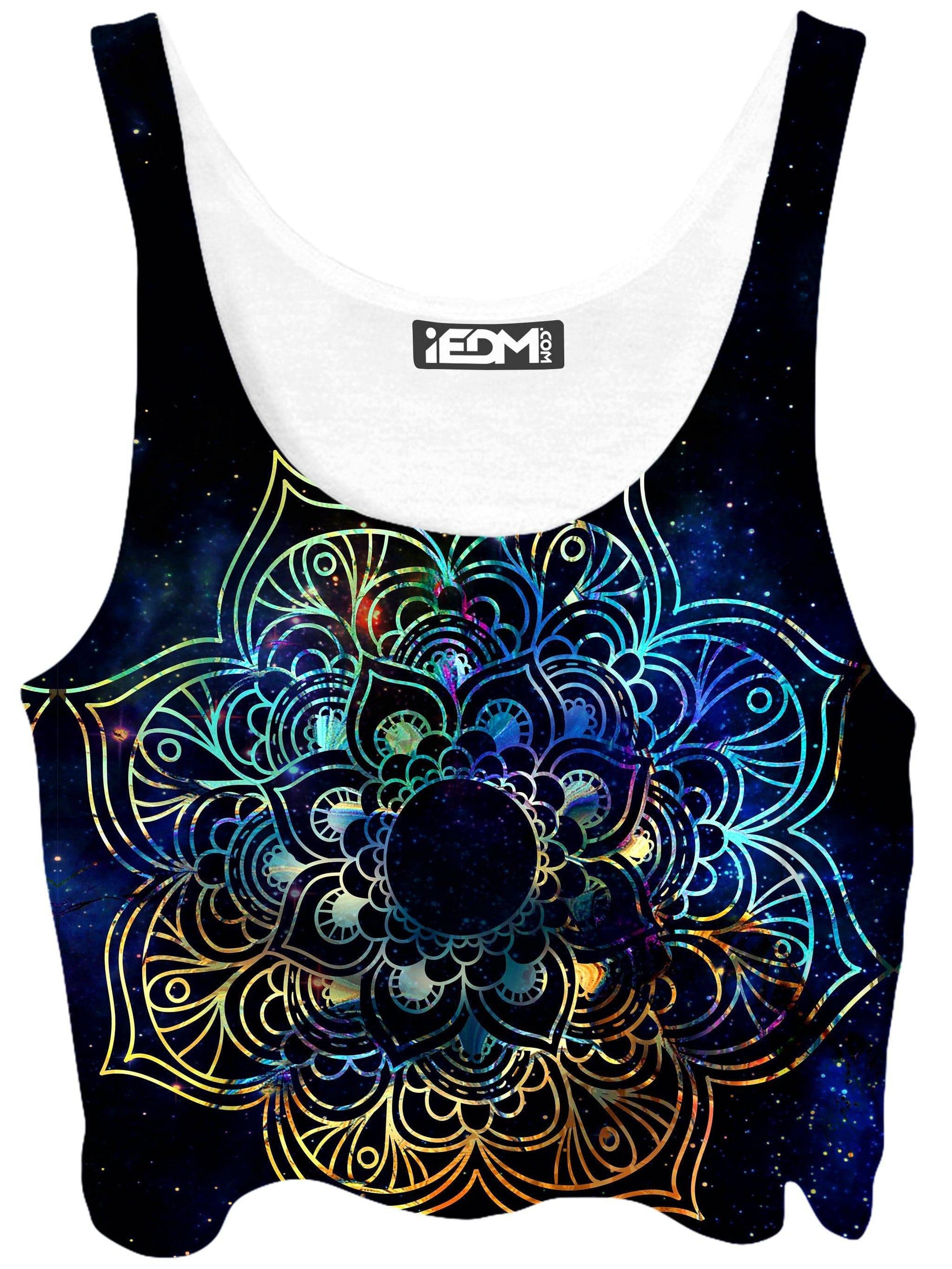 Galaxy Mandala Crop Top, MCAshe Spiritual Art, | iEDM