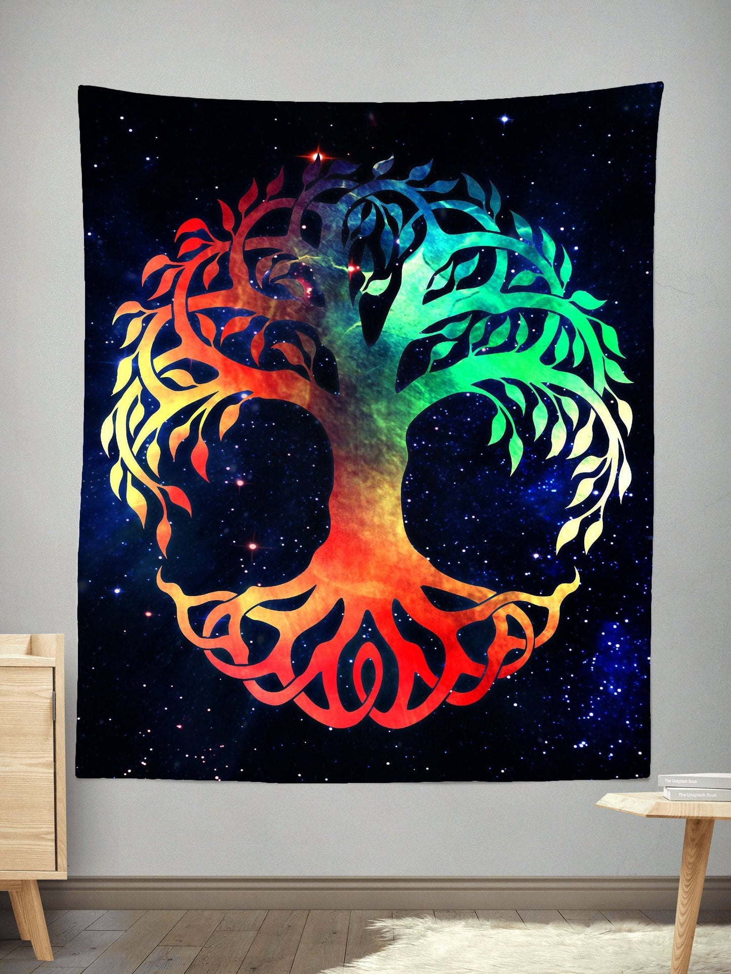 Tree of Life Tapestry, MCAshe Spiritual Art, | iEDM
