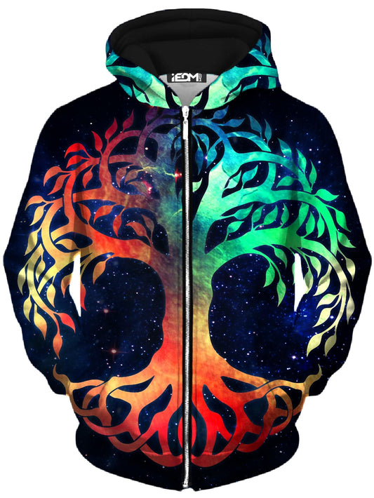 Tree of Life Unisex Zip-Up Hoodie, MCAshe Spiritual Art, | iEDM