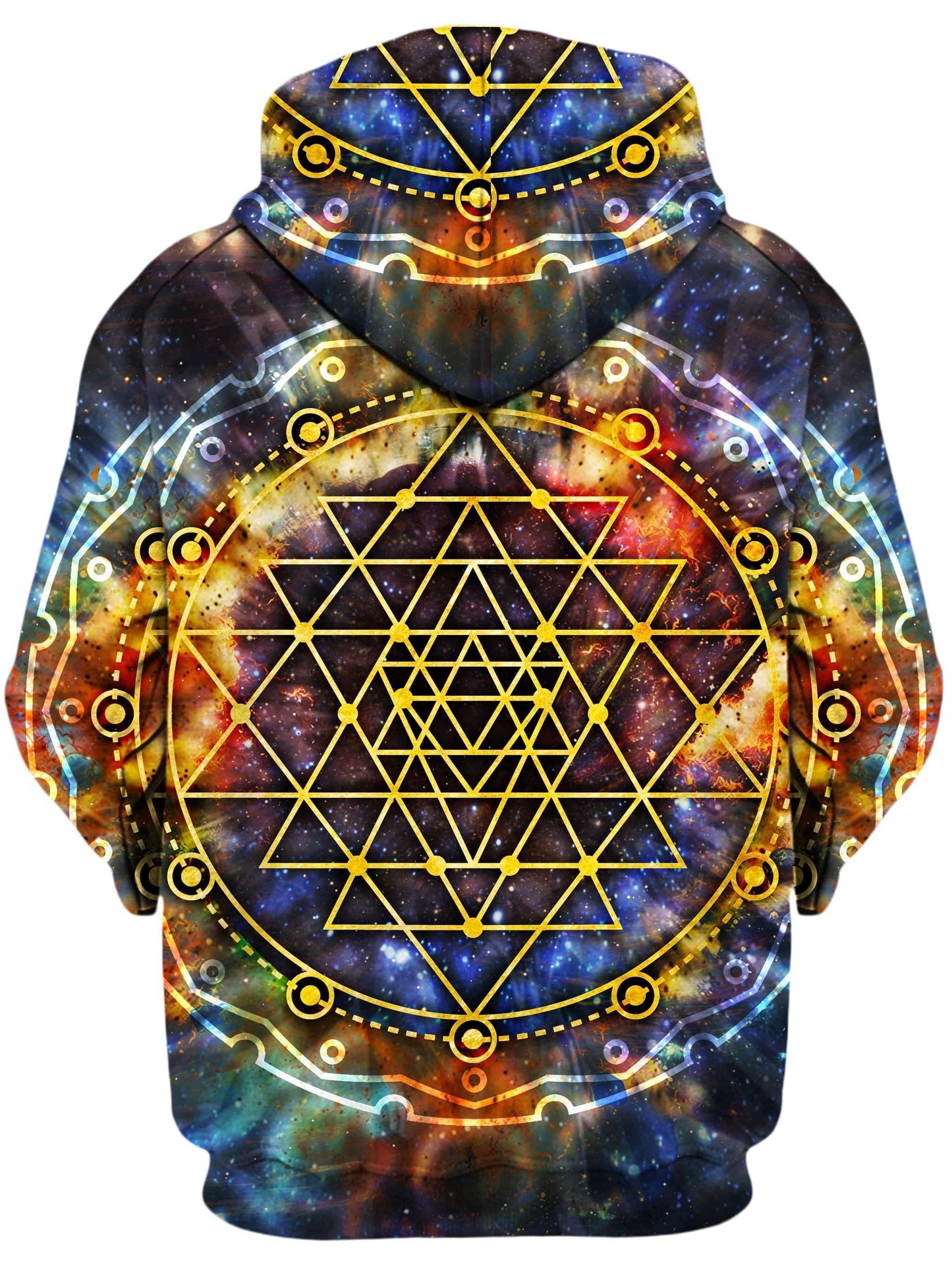 Yantra Mandala Unisex Zip-Up Hoodie, MCAshe Spiritual Art, | iEDM