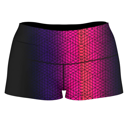Ascension Colors High-Waisted Women's Shorts, Noctum X Truth, | iEDM