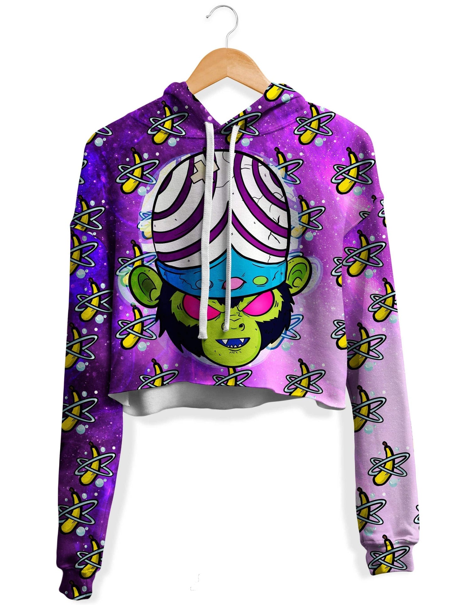 Banana Vision Fleece Crop Hoodie, Noctum X Truth, | iEDM