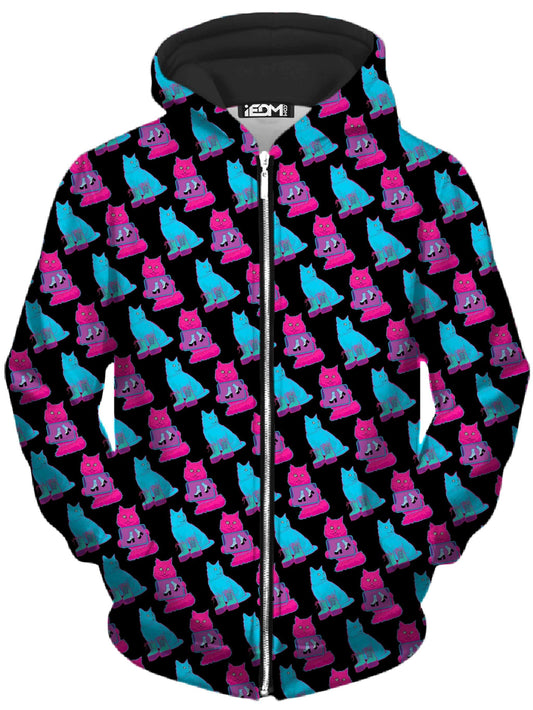 Boots N Cats Unisex Zip-Up Hoodie, Noctum X Truth, | iEDM
