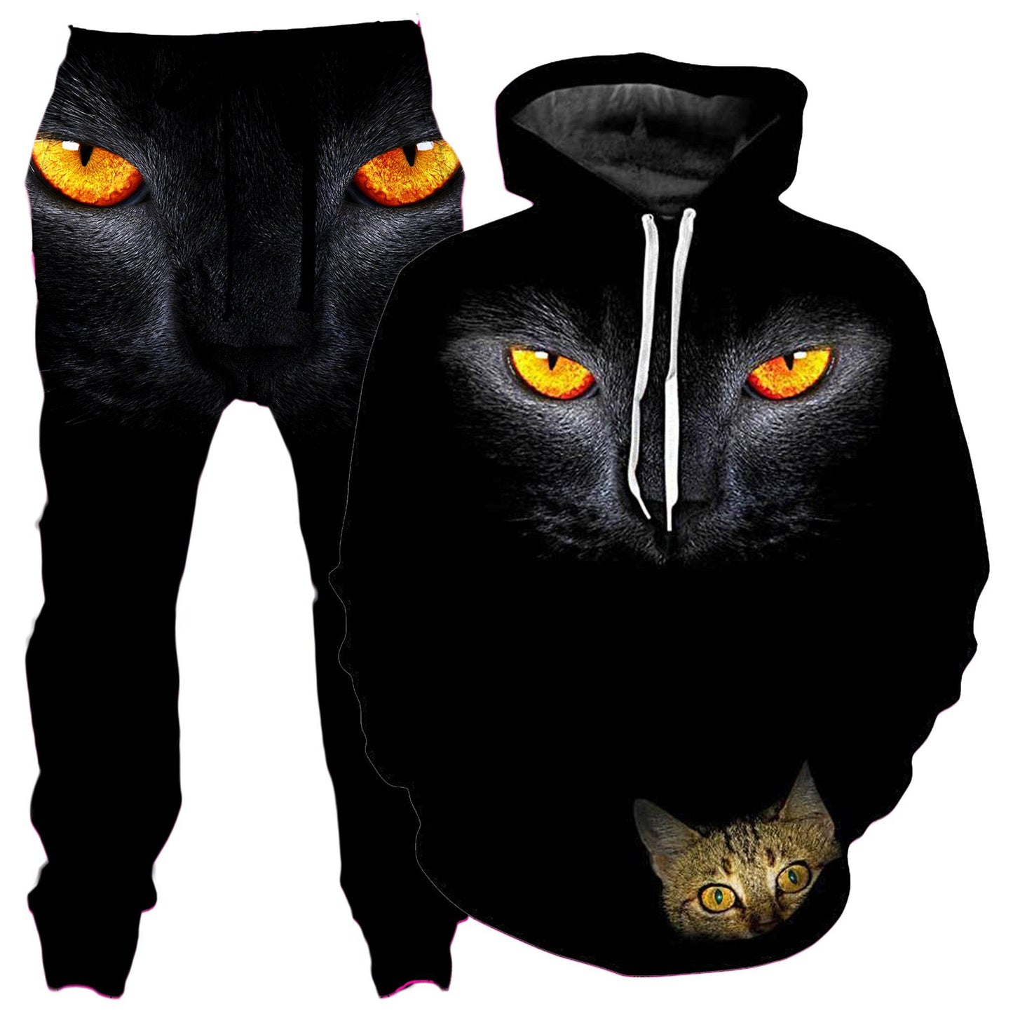 Cat Creep Hoodie and Joggers Combo, Noctum X Truth, | iEDM