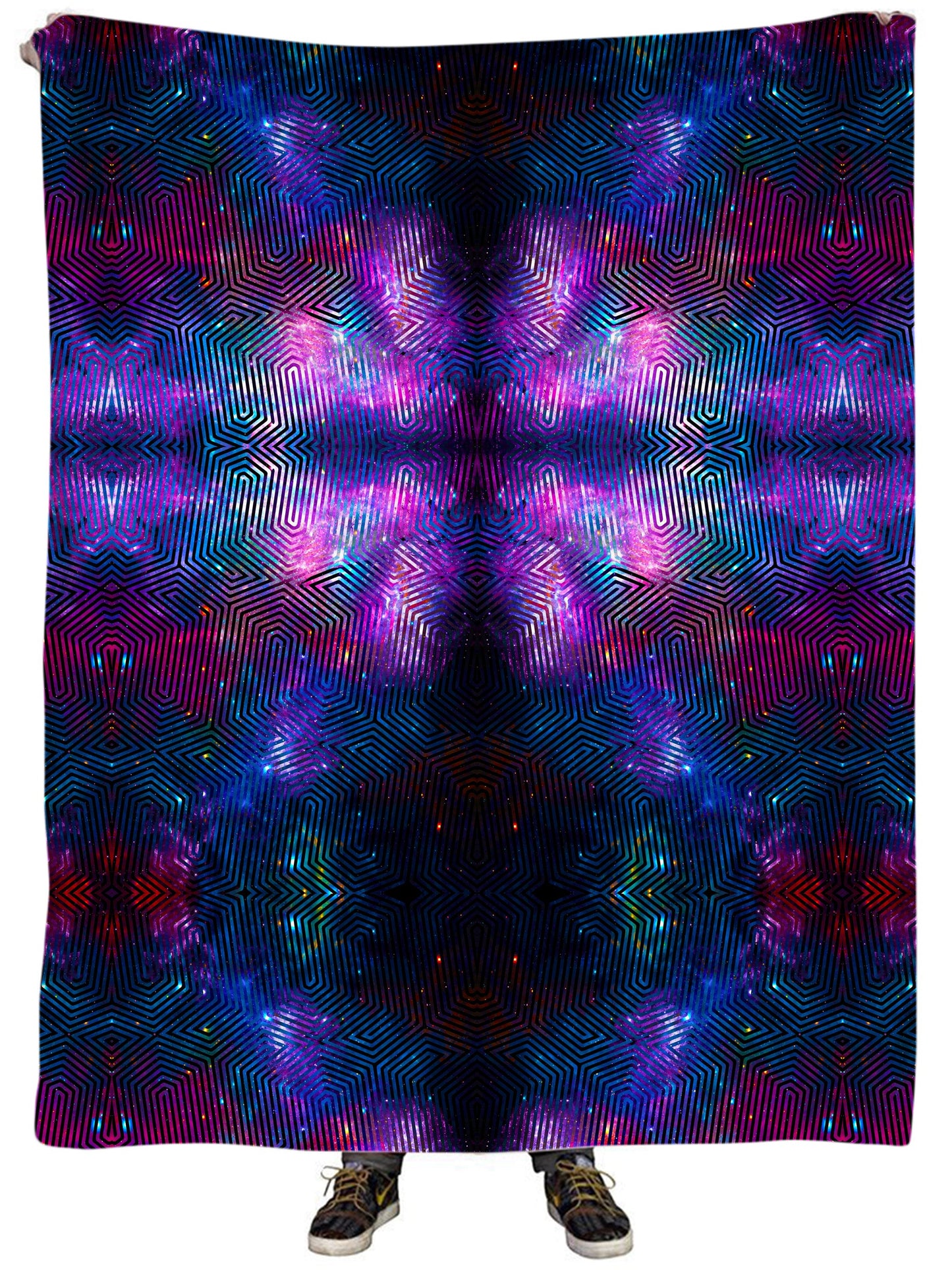 Celestial Finger Print Plush Blanket, Noctum X Truth, | iEDM