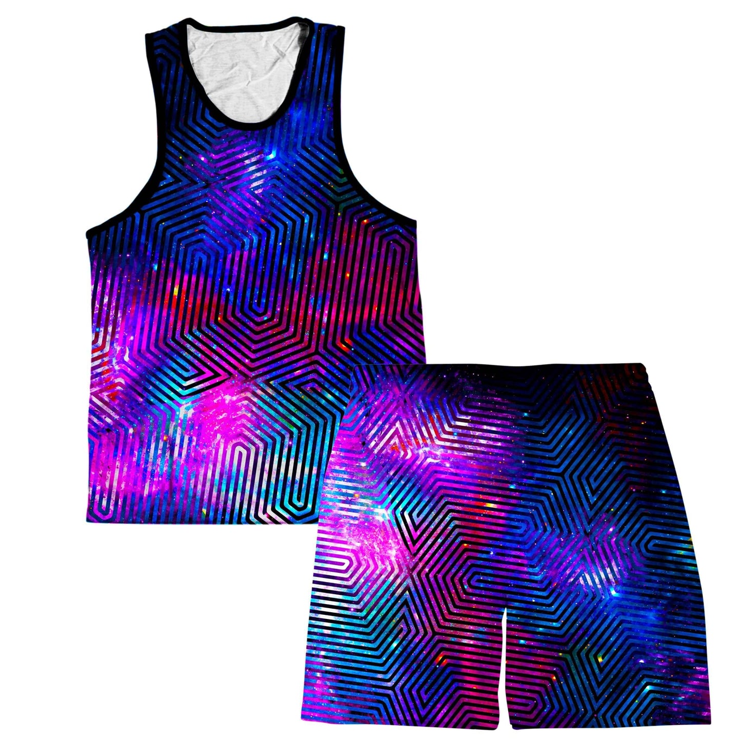 Celestial Finger Print Tank and Shorts Combo, Noctum X Truth, | iEDM