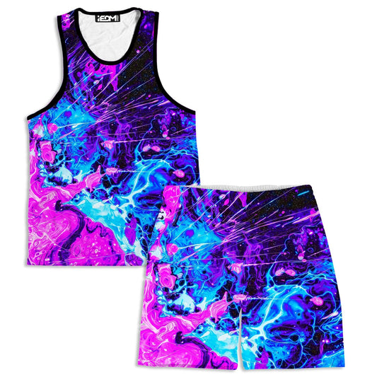Cosmic Burst Men's Tank and Shorts Combo, Noctum X Truth, | iEDM