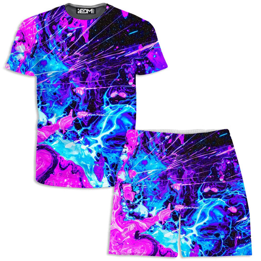 Cosmic Burst T-Shirt and Shorts Combo, Noctum X Truth, | iEDM