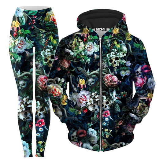 Dark Splendor Zip-Up Hoodie and Leggings Combo, Riza Peker, | iEDM