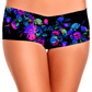 Darkest Bloom Crop Top and Booty Shorts Combo, Noctum X Truth, | iEDM