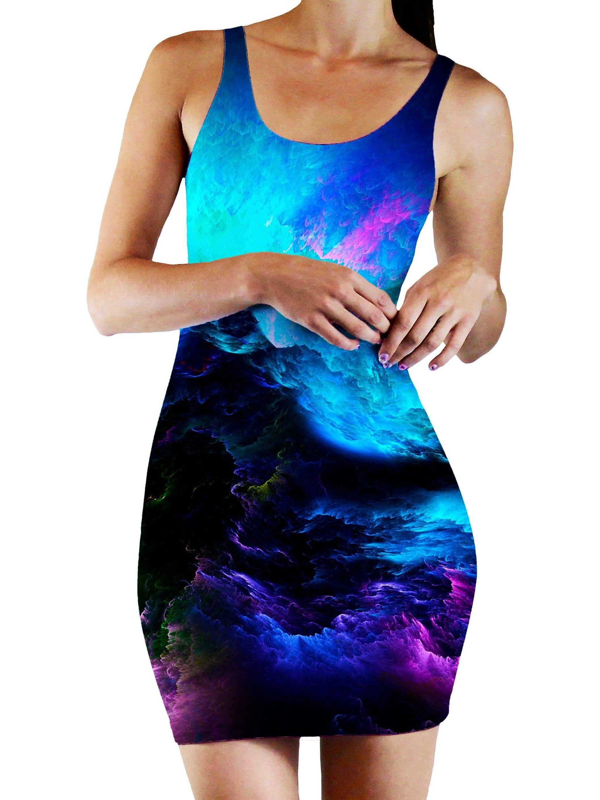 Dream Waves Bodycon Mini Dress, Noctum X Truth, | iEDM