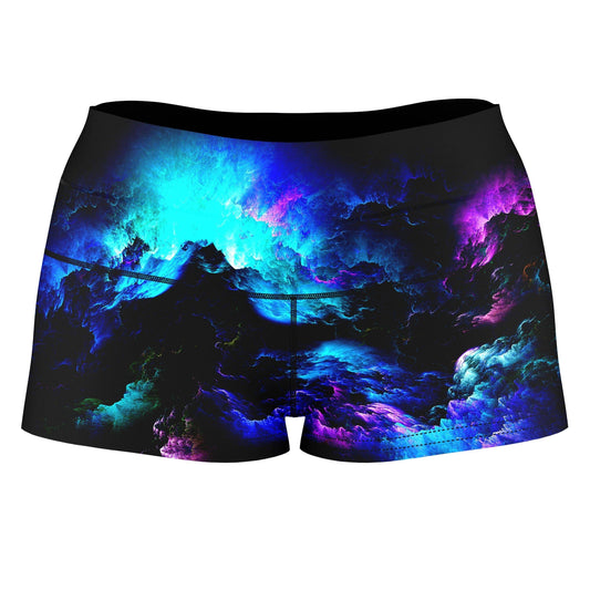 Dream Waves High-Waisted Women's Shorts, Noctum X Truth, | iEDM