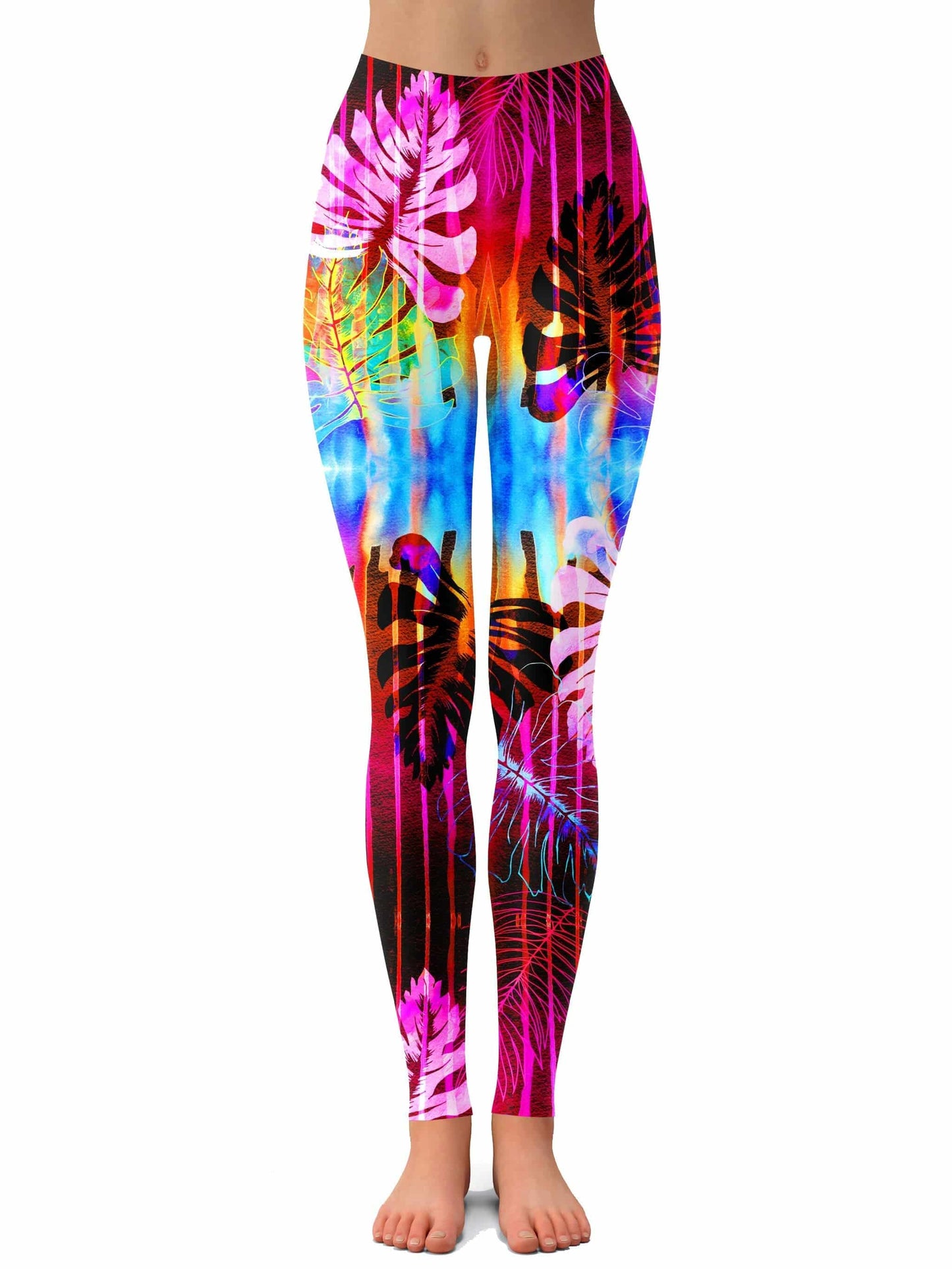 Fluorescent Jungle Crop Top and Leggings Combo, Noctum X Truth, | iEDM