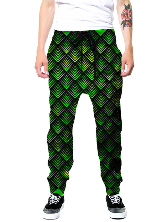Galactic Dragon Scale Green Joggers, Noctum X Truth, | iEDM