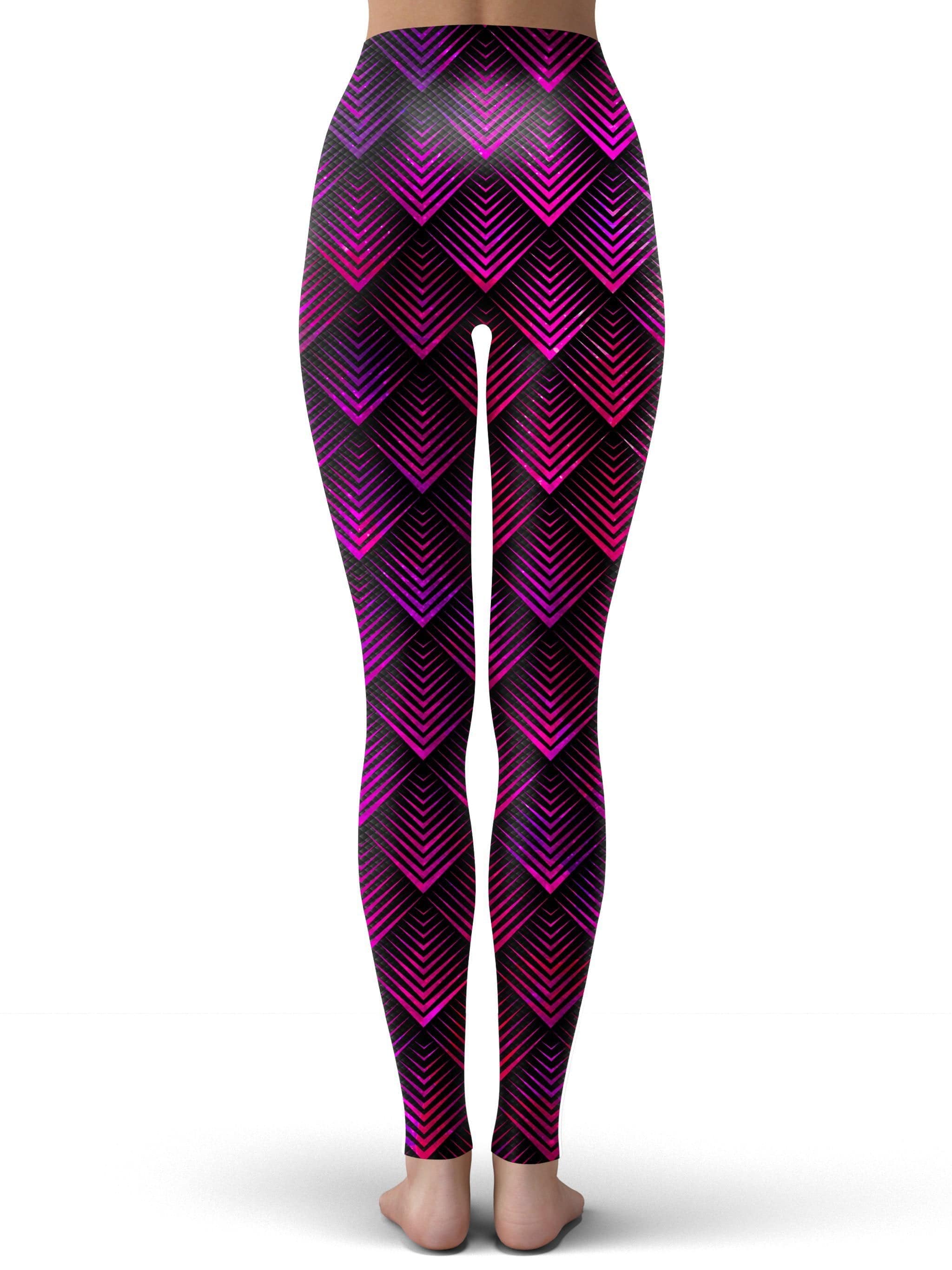 Dragon Leggings for Women Pink Purple Mid Waist Workout Pants with Dragon  Scales at  Women's Clothing store