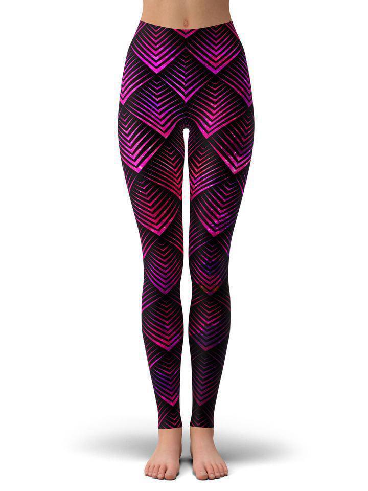 Galactic Dragon Scale Pink Women's Tank and Leggings Combo, Noctum X Truth, | iEDM