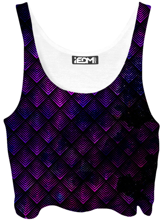Galactic Dragon Scale Purple Crop Top, Noctum X Truth, | iEDM