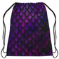 Galactic Dragon Scale Purple Drawstring Bag, Noctum X Truth, | iEDM