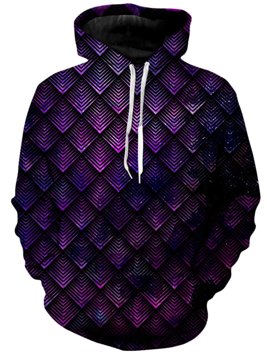 Noctum X Truth Galactic Dragon Scale Purple Unisex Hoodie - iEDM