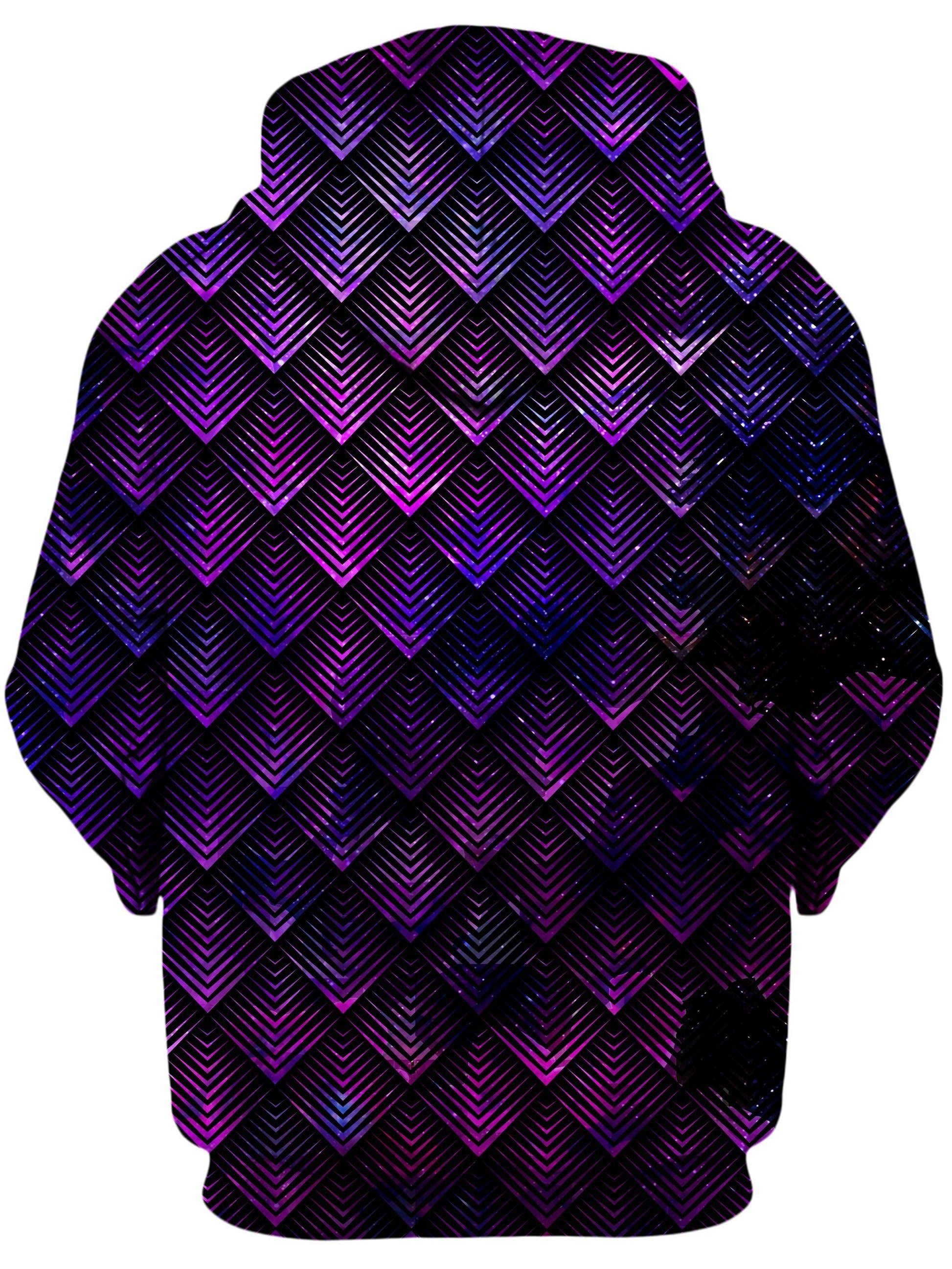 Galactic Dragon Scale Purple Unisex Zip-Up Hoodie, Noctum X Truth, | iEDM