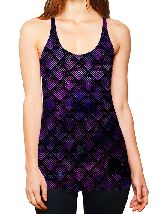 Galactic Dragon Scale Purple Women's Tank, Noctum X Truth, | iEDM
