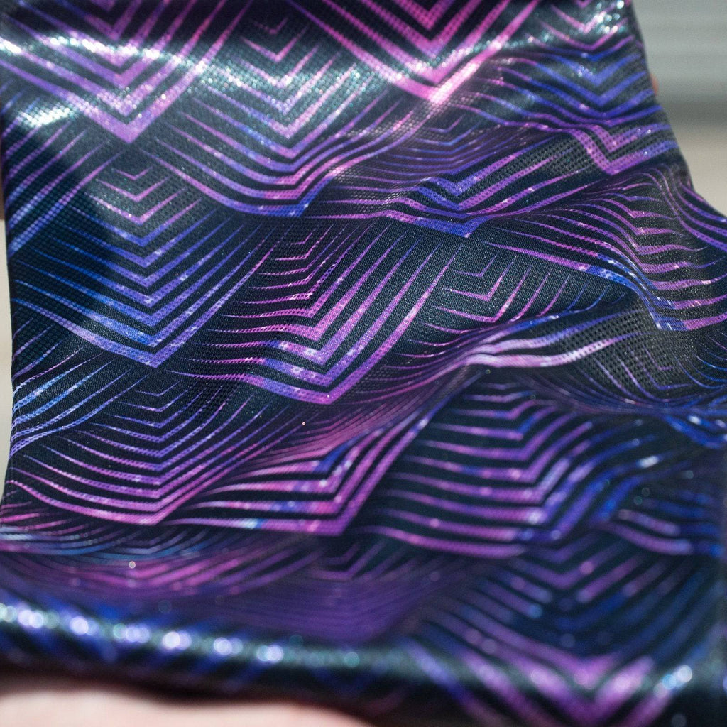 Galactic Dragon Scale Teal Foil Leggings, Noctum X Truth, | iEDM