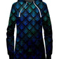 Galactic Dragon Scale Teal Hoodie Dress and Leggings Combo, Noctum X Truth, | iEDM