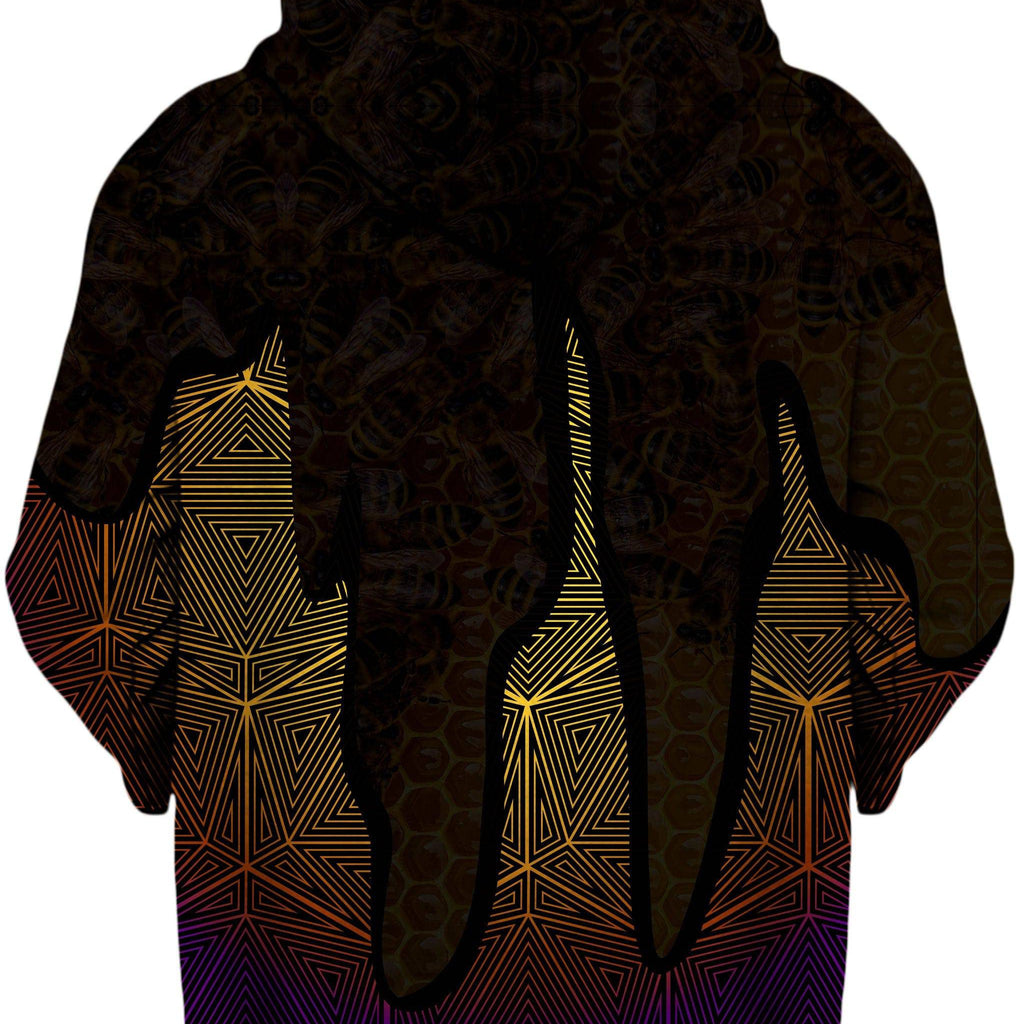 Hallucinations Golden Honey Unisex Zip-Up Hoodie, Noctum X Truth, | iEDM