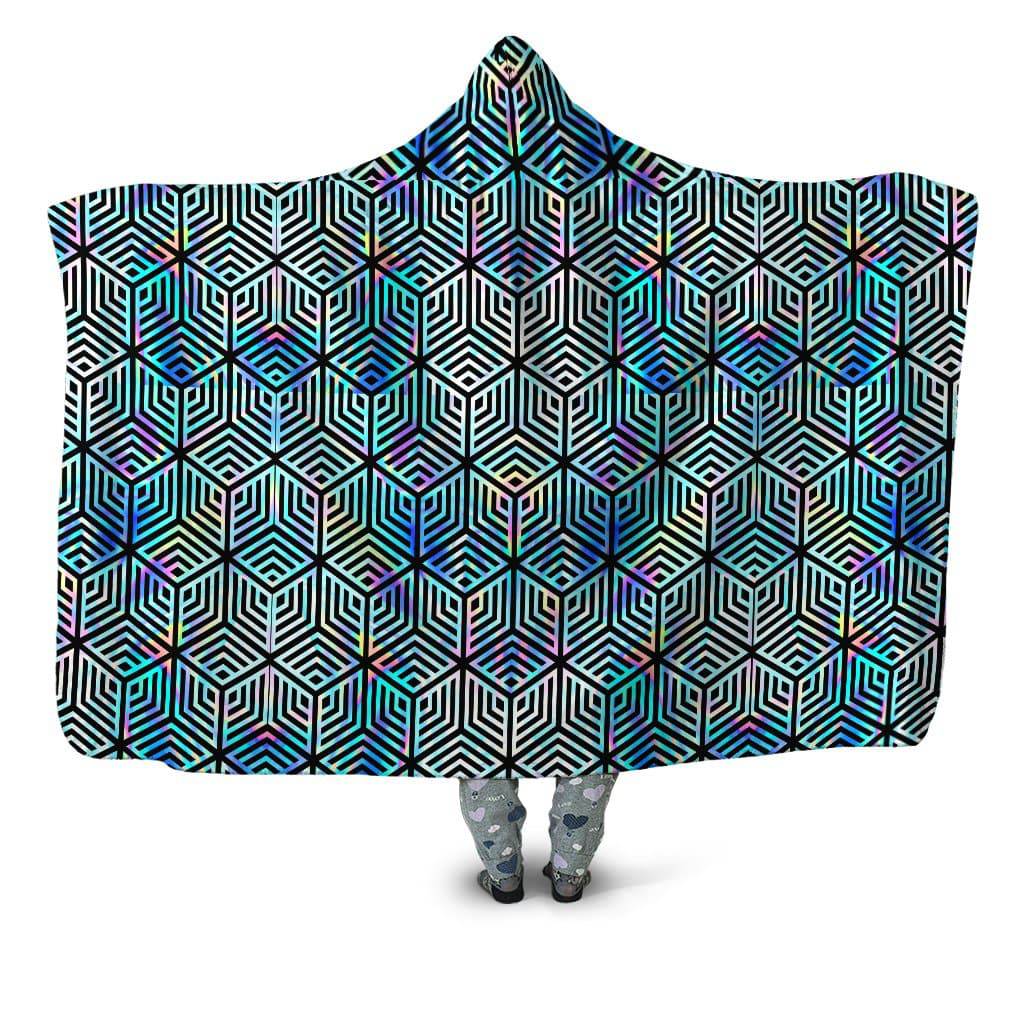 Holographic Hexagon Hooded Blanket, Noctum X Truth, | iEDM