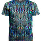 Holographic Hexagon Men's T-Shirt, Noctum X Truth, | iEDM