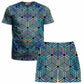 Holographic Hexagon T-Shirt and Shorts Combo, Noctum X Truth, | iEDM