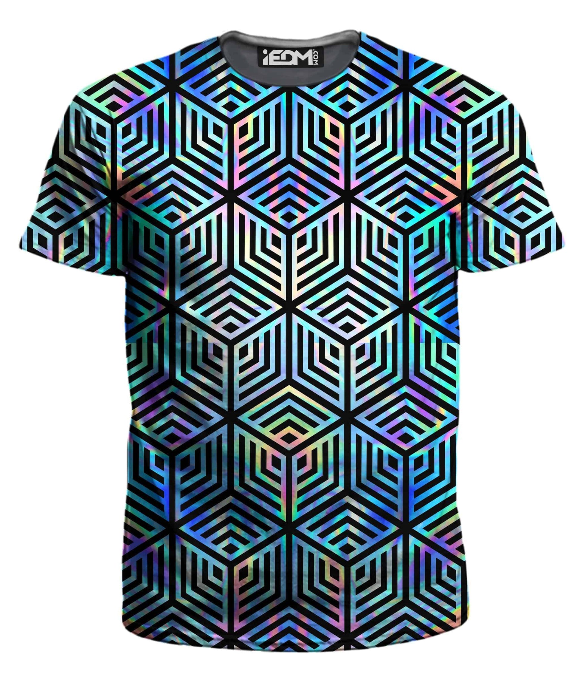 Holographic Hexagon T-Shirt and Shorts with PM 2.5 Face Mask Combo, Noctum X Truth, | iEDM