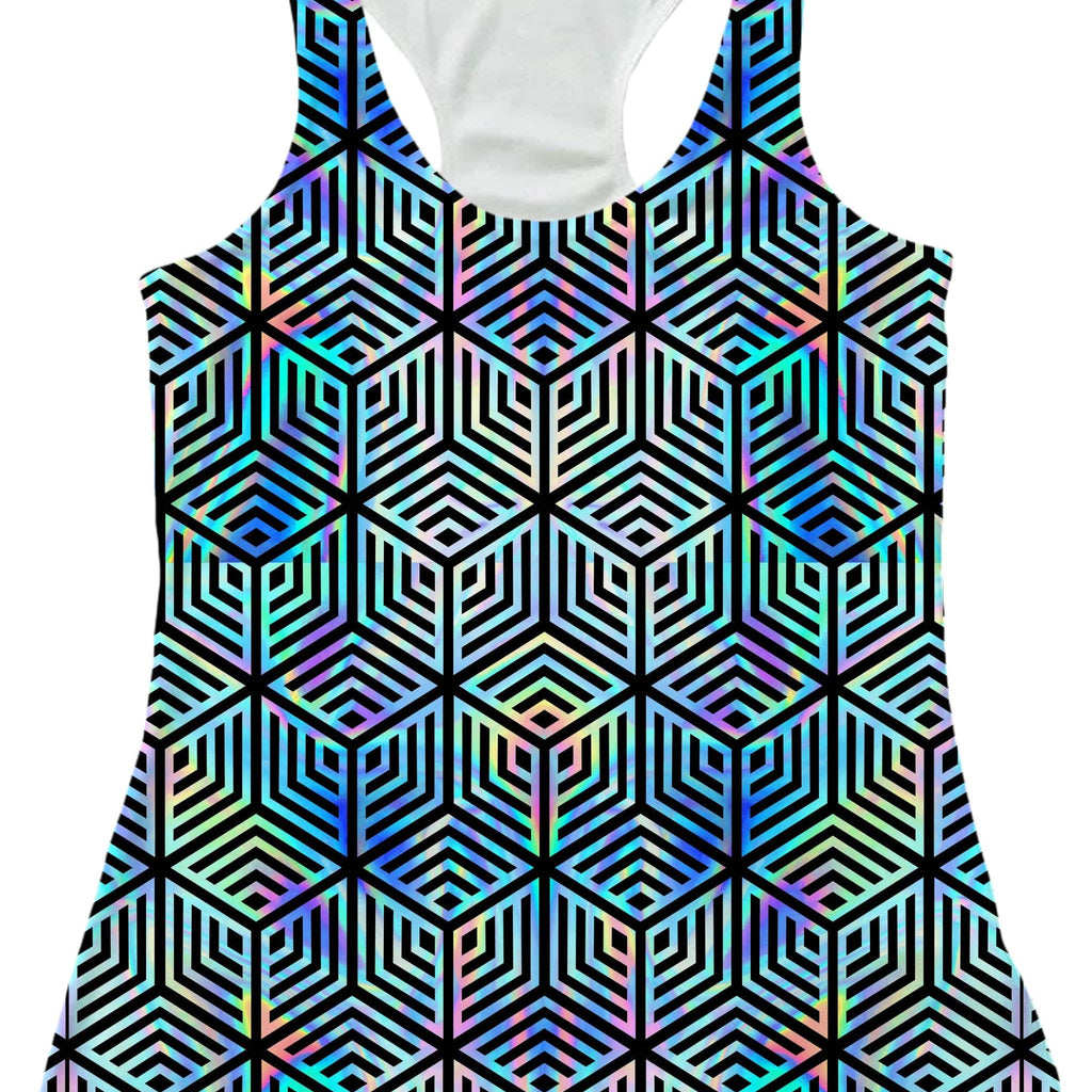 Holographic Hexagon Women's Tank, Noctum X Truth, | iEDM