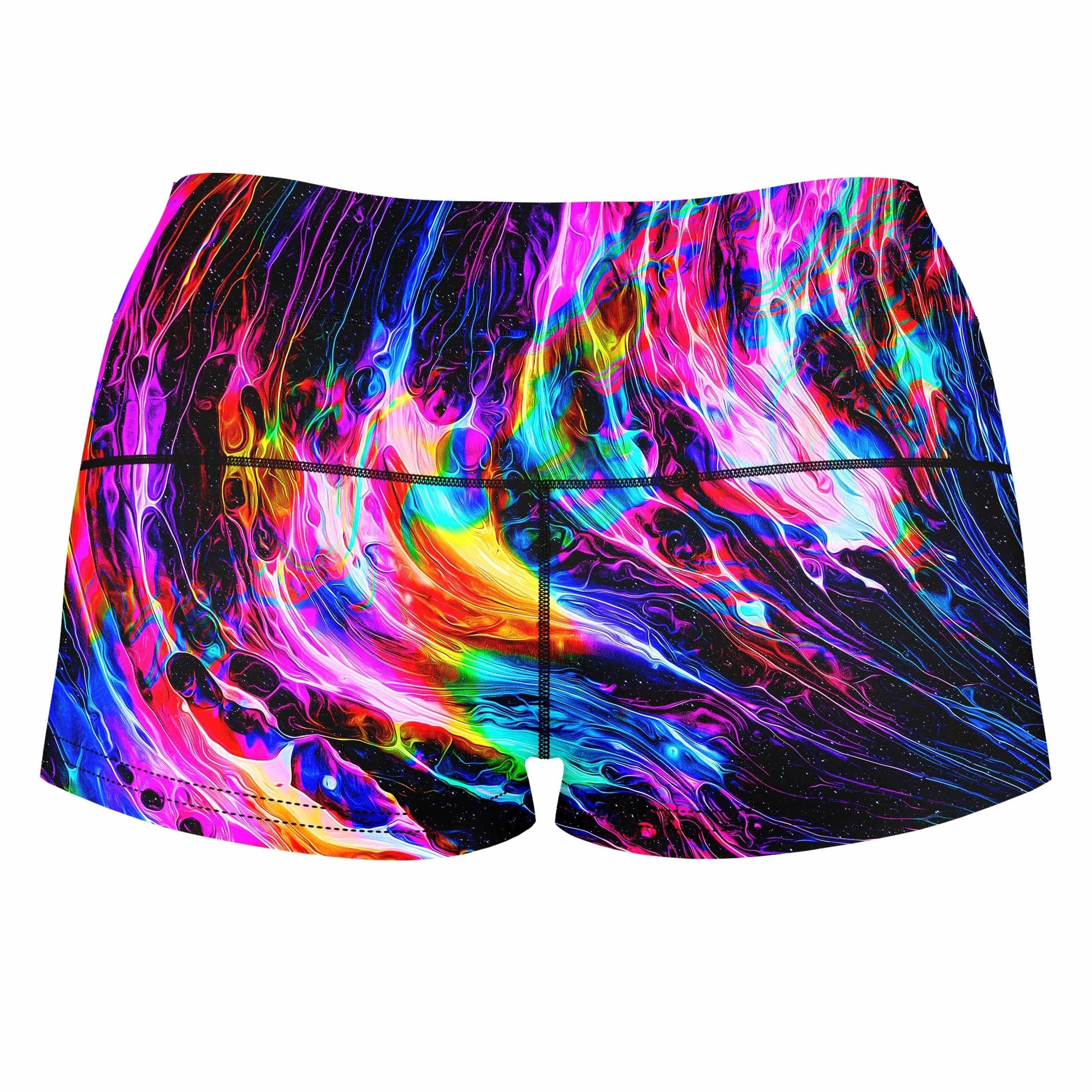 Hyperspace High-Waisted Women's Shorts, Noctum X Truth, | iEDM