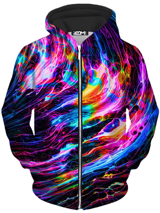 Hyperspace Unisex Zip-Up Hoodie, Noctum X Truth, | iEDM