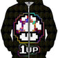 Level Up Mushroom Unisex Zip-Up Hoodie, Noctum X Truth, | iEDM