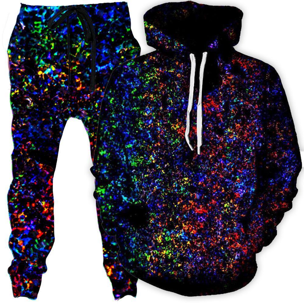 Noctum X Truth Lightning Rainbow Hoodie and Joggers Combo - iEDM