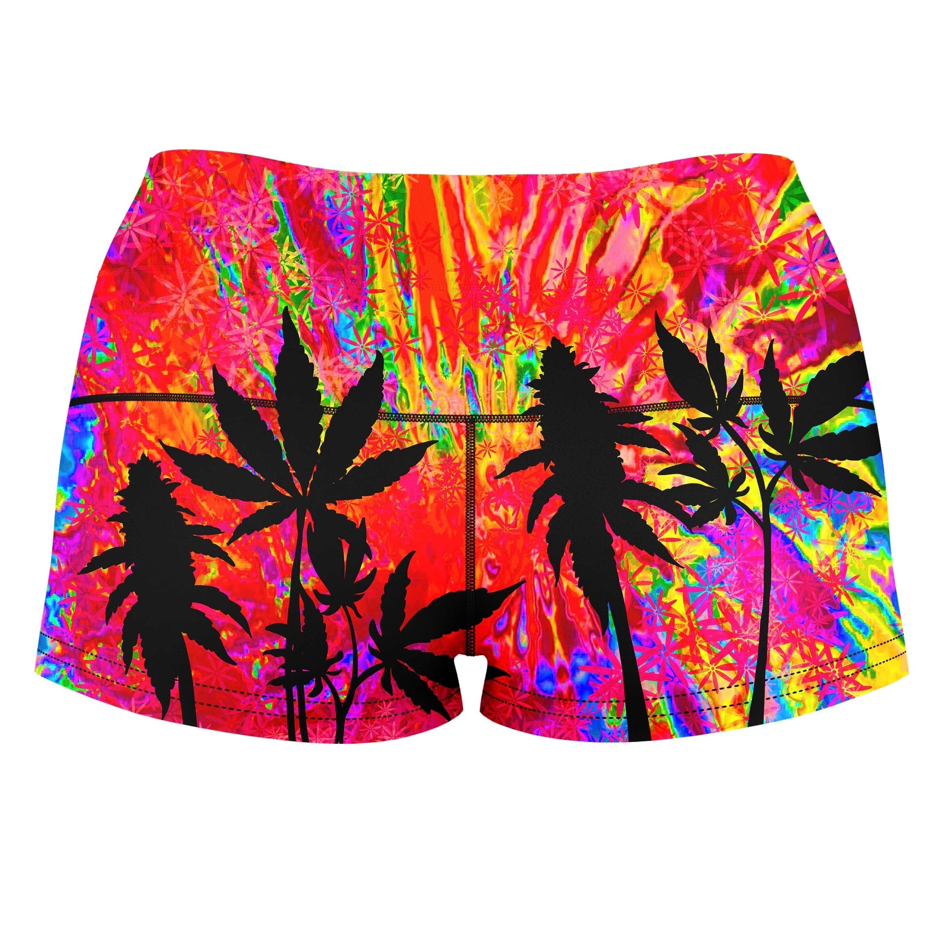 Miami Trees High-Waisted Women's Shorts, Noctum X Truth, | iEDM