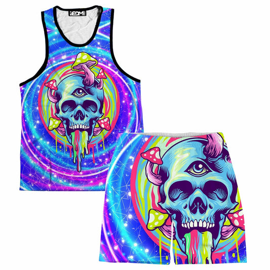 Mushroom Head Men's Tank and Shorts Combo, Noctum X Truth, | iEDM