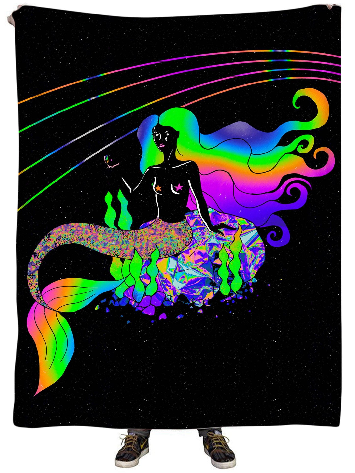 Neon Mermaid Plush Blanket, Noctum X Truth, | iEDM