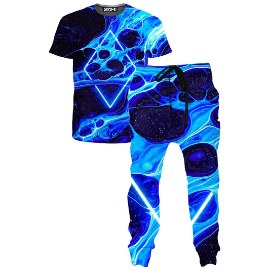 Portal Home Blue T-Shirt and Joggers Combo, Noctum X Truth, | iEDM