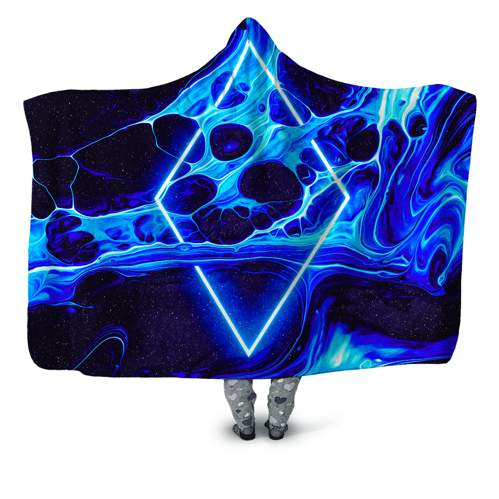 Portal Home Blue Hooded Blanket, Noctum X Truth, | iEDM