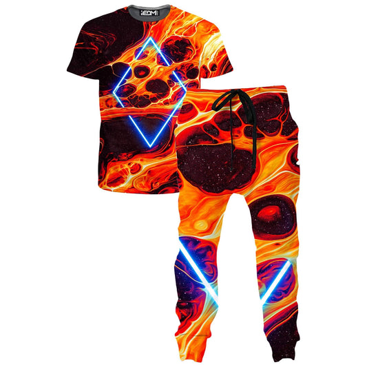 Portal Home Orange T-Shirt and Joggers Combo, Noctum X Truth, | iEDM